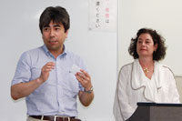 Yasushi Katsuma, Professor, Waseda University and Dr. Beth Rivin Yasushi Katsuma, Professor, Waseda University and Dr. Beth Rivin