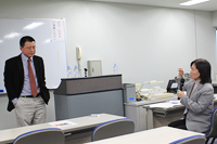 Prof. Yu Tiejun (Peking University) and Prof. Chikako Kawakatsu UEKI Prof. Yu Tiejun (Peking University) and Prof. Chikako Kawakatsu UEKI