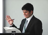 Jeet Bahadur SAPKOTA at the Second International Academic Congress “Globalistics-2011”, hosted by Lomonosov Moscow State University, Moscow, Russia